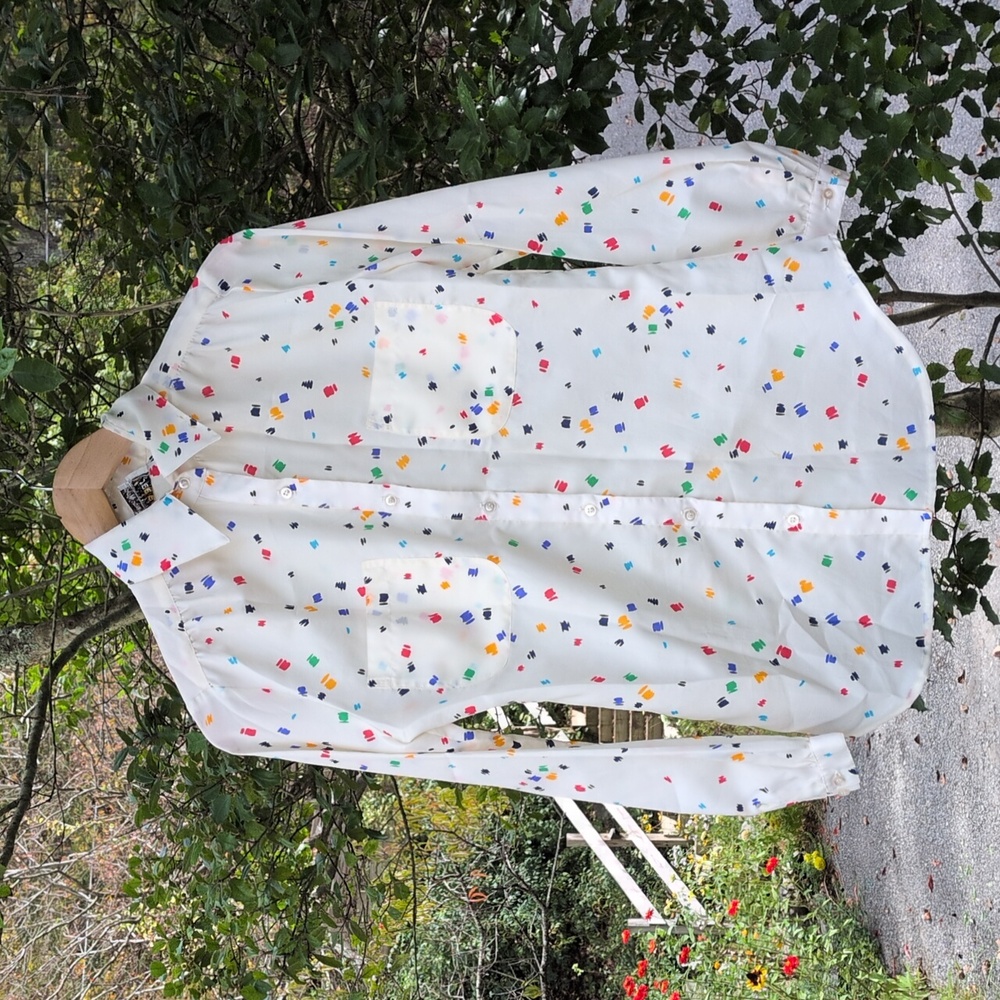 Colorful Vintage Button Up Shirt
